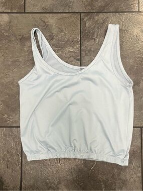Olivia Rae Dusty Blue Scoop Neck Tank